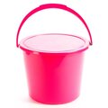 BUCKET, 8 l, with lid Hot Pink