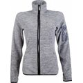 Cavallino Marino Fleece jacket -Piemont- Grey mottled