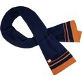 HKM Pro-Team Knitted scarf -Hickstead- Dark blue / orange