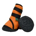 Globus dog shoes, neoprene, 4pk Musta/Oranssi
