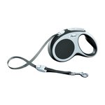 Flexi Vario nauhatalutin S 15kg, 5m Tummanharmaa