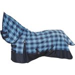 Rain Buster fullneck sadeloimi fleecevuorella, harmaa/turkoosi Sininen