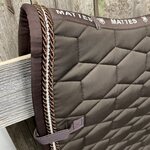 Mattes Strass satulahuopa Ruskea
