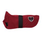 Jacson Koiratakki fleece Tummanpunainen