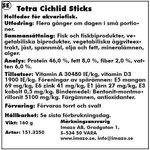 Tetra Cichlid Sticks 500ml.