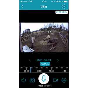 Bucketeye siirrettävä valvontakamera