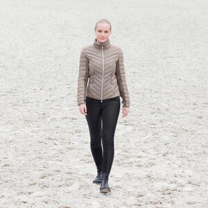 Horze PU Leather -naisten polvipaikkaiset ratsastushousut