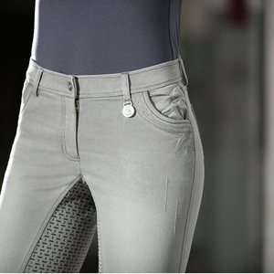 Cavallino Marino Riding breeches -Piemont Jeggings- sil. full seat