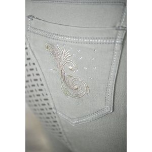 Cavallino Marino Riding breeches -Piemont Jeggings- sil. full seat