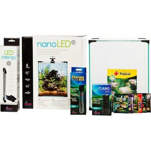 Akvaario nano led 30 30x30x35cm