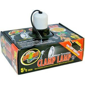 Zoo Med Delxe porcelain clamp lamp 14CM MAX 100W
