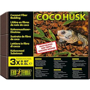 Exoterra Coco husk, kookoshake 7l. 3 pack