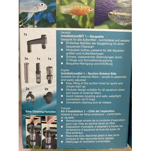 Eheim asennussarja 1, imuputkisto 12/16mm ulkosuodattimeen