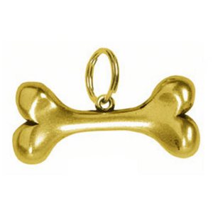 Globus pendant, gold bone