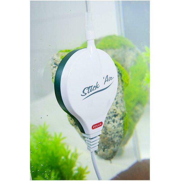 Zolux ilmapumppu StickAir valkoinen 35l/h <50l akvaarioon
