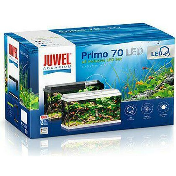 Juwel akvaario primo 70 musta 61x31x44cm ca70l