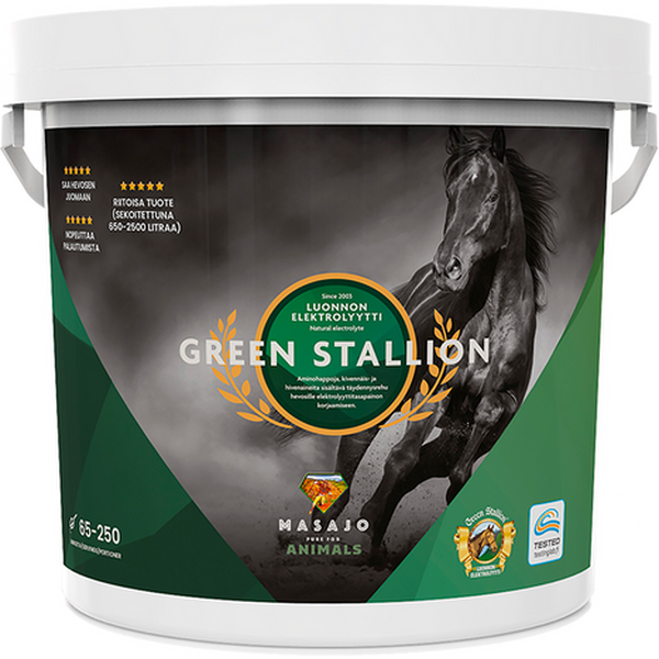Green Stallion Luonnon elektrolyytti, 2,5kg