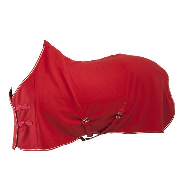 Horse Comfort Fleece blanket, red - horse comfort