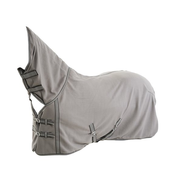 Horse Comfort Fleece blanket fullneck, grey, horse comfort