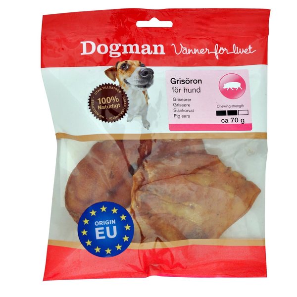 Dogman siankorva 2-pack, 70g