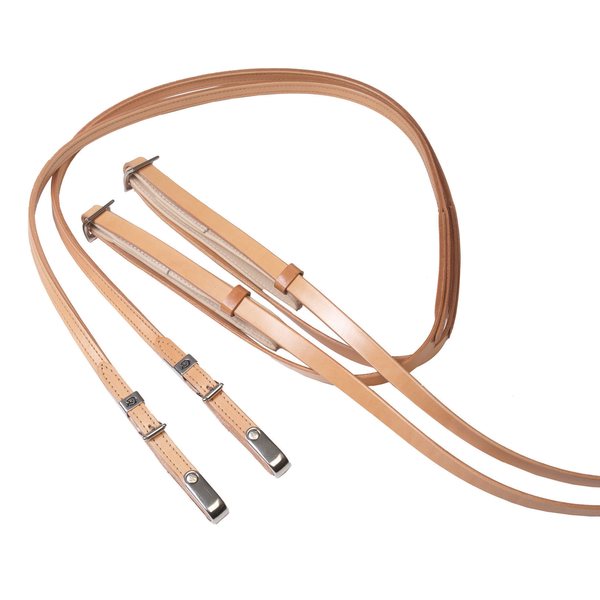 Wahlsten J-loop reins for shetland pony leather