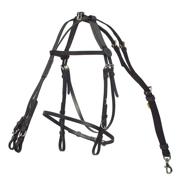 Wahlsten W-bridle biothane without overcheck for pony