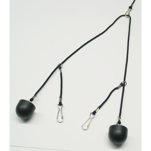 Ear balls of soundproof black muffle with strap