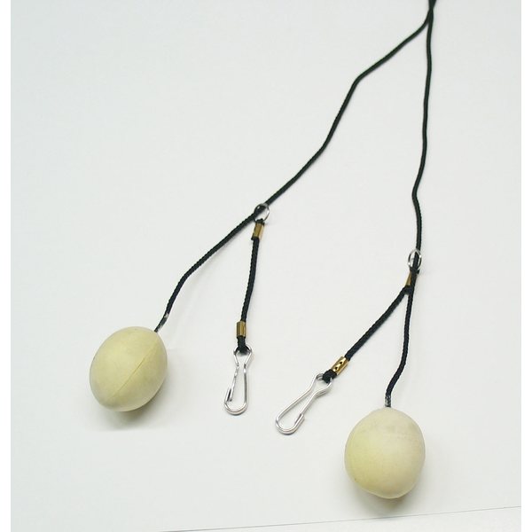 Ear balls of soundproof white muffle, with straps