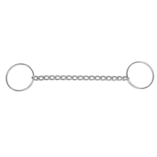 Play chain with big rings, stainless steel - 33 cm