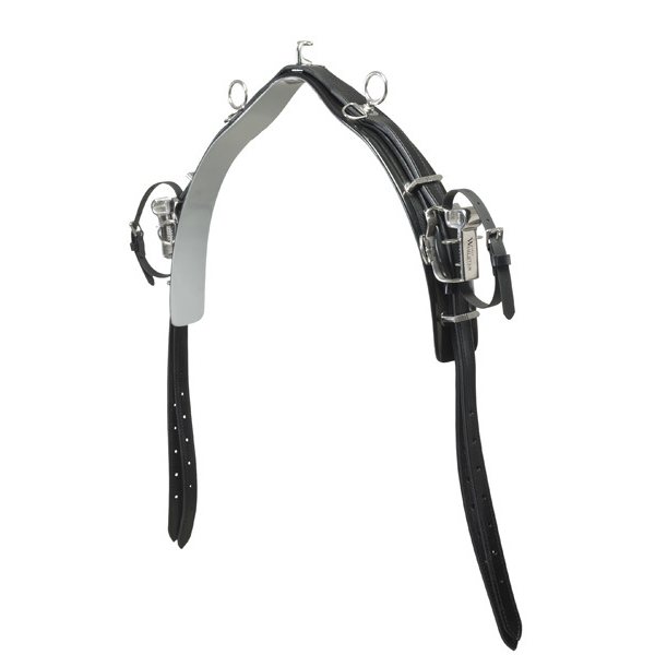 Wahlsten W-profit carbon harness kit, with leather straps