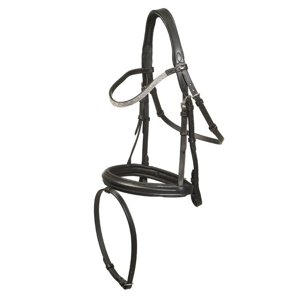 Horse Comfort Bridle with sparkling browband, horse comfort