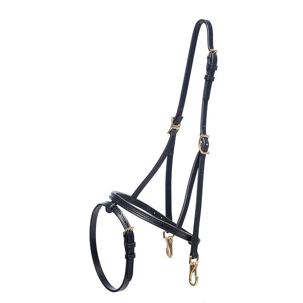 Wahlsten W-bridle for icelandic horse with double noseband