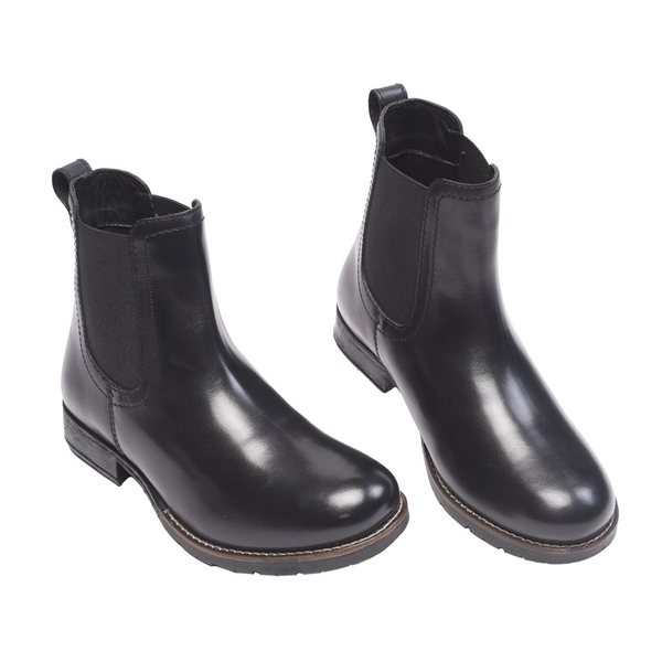 Horse Comfort Jodphur boots with elastic - black, horse comfort