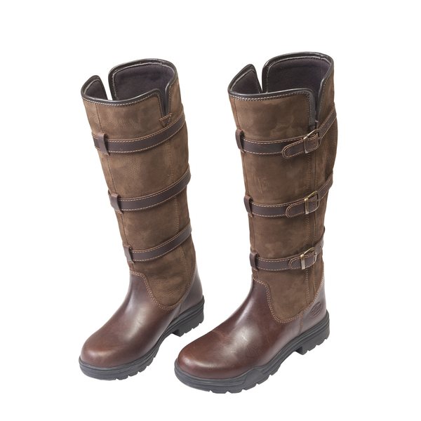 Horse Comfort Riding boots brown leather, horse comfort