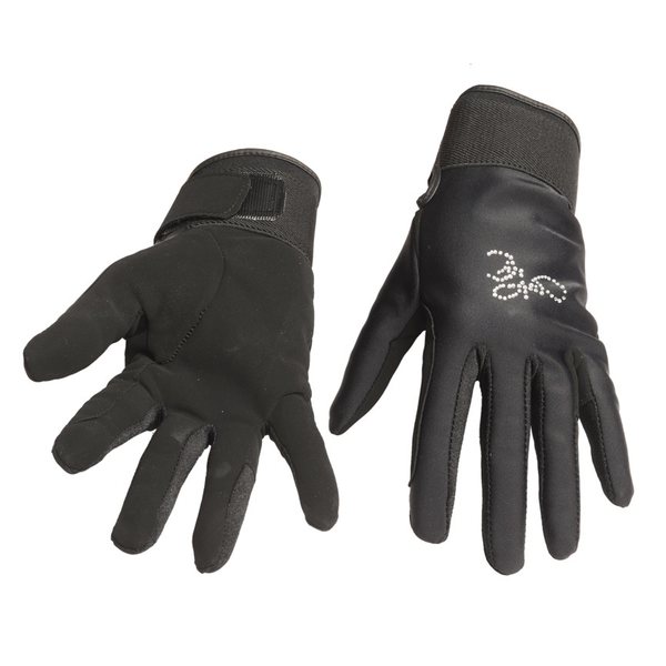 Horse Comfort Riding gloves wind stop with diamond hc