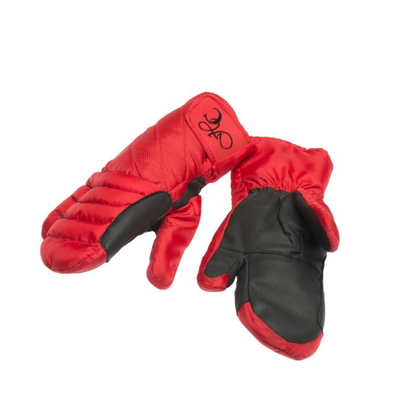 Horse Comfort Riding gloves for winter, red  horse comfort