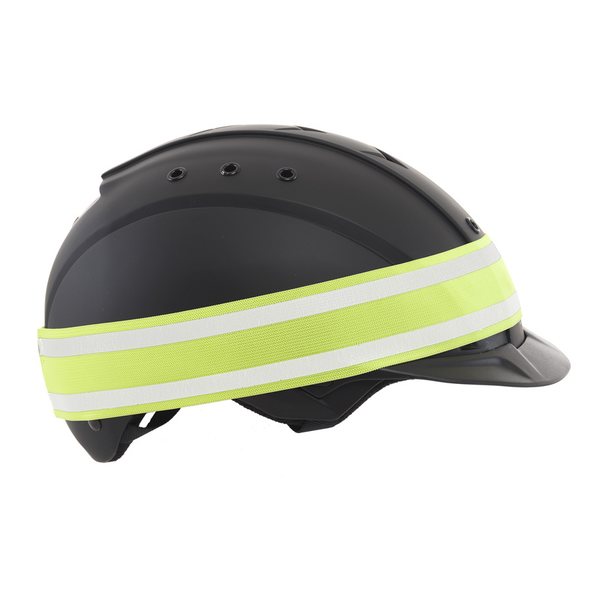 Riding helmet reflectior elastic
