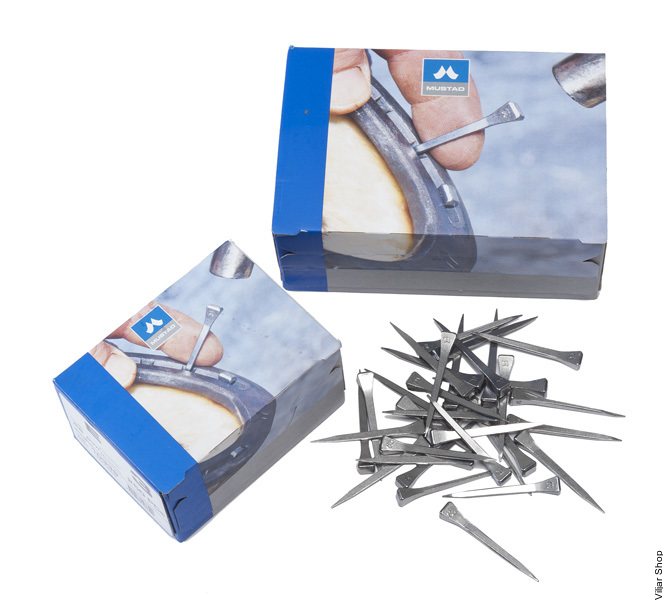 250 Pcs Horseshoe Nails - High Tensile Strength Steel Nails For Horse Shoes With Good Elasticity